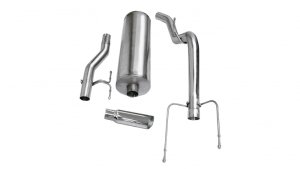 Dodge Ram 1500 Performance Exhaust - CORSA Performance - Sport Cat-Back, Single Side Exit - Polished - 2003